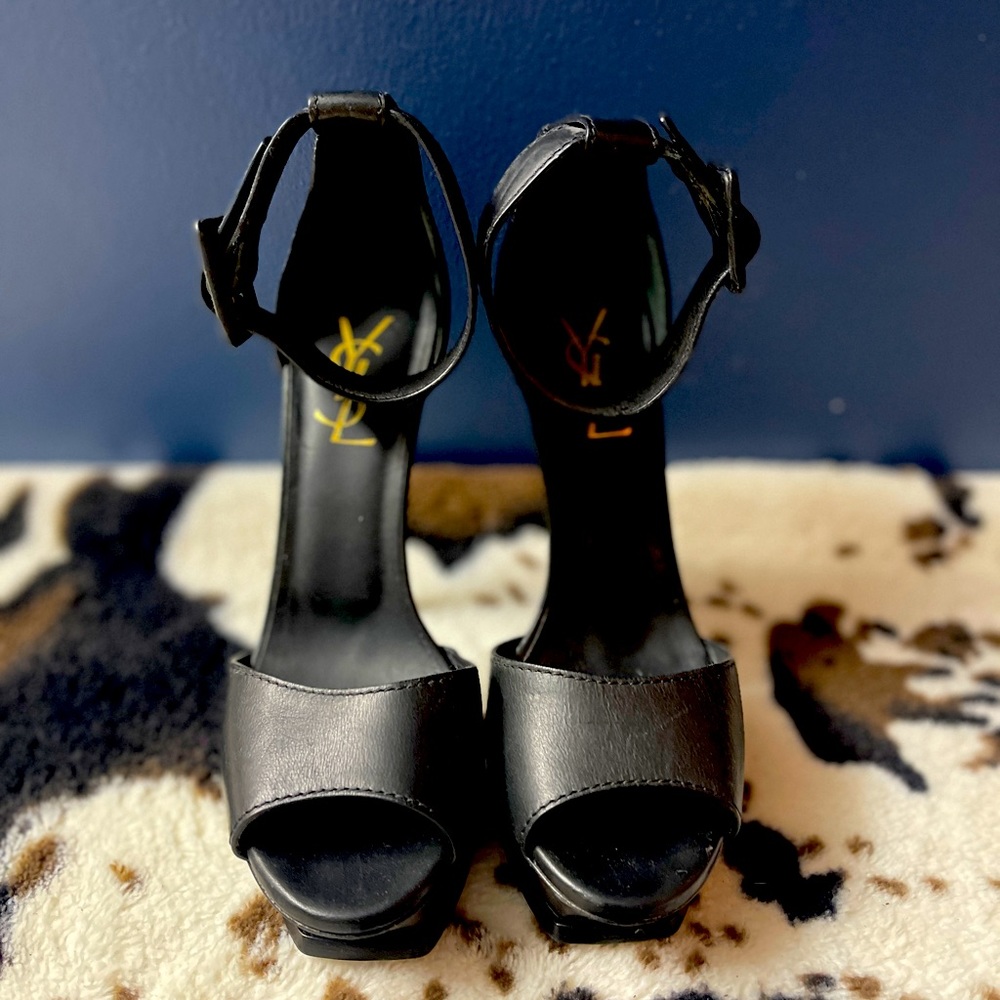 YSL black heel